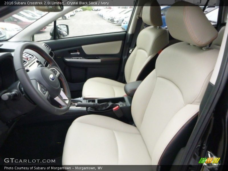 Crystal Black Silica / Ivory 2016 Subaru Crosstrek 2.0i Limited