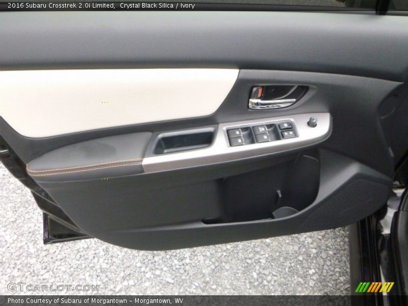 Crystal Black Silica / Ivory 2016 Subaru Crosstrek 2.0i Limited