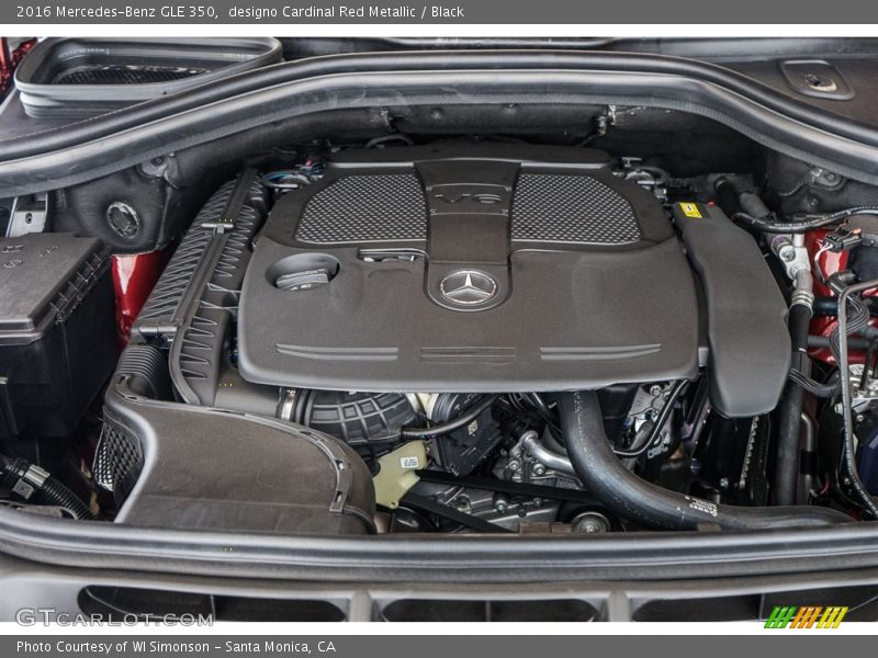 designo Cardinal Red Metallic / Black 2016 Mercedes-Benz GLE 350