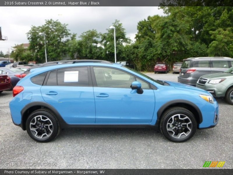Hyper Blue / Black 2016 Subaru Crosstrek 2.0i Limited