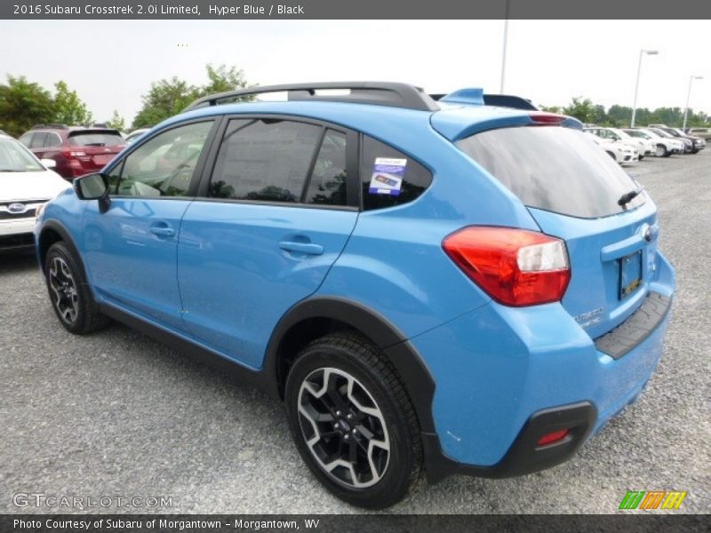 Hyper Blue / Black 2016 Subaru Crosstrek 2.0i Limited