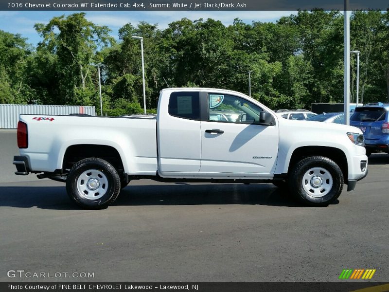 Summit White / Jet Black/Dark Ash 2016 Chevrolet Colorado WT Extended Cab 4x4