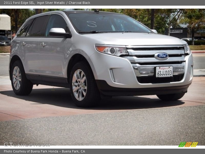 Ingot Silver Metallic / Charcoal Black 2011 Ford Edge SEL