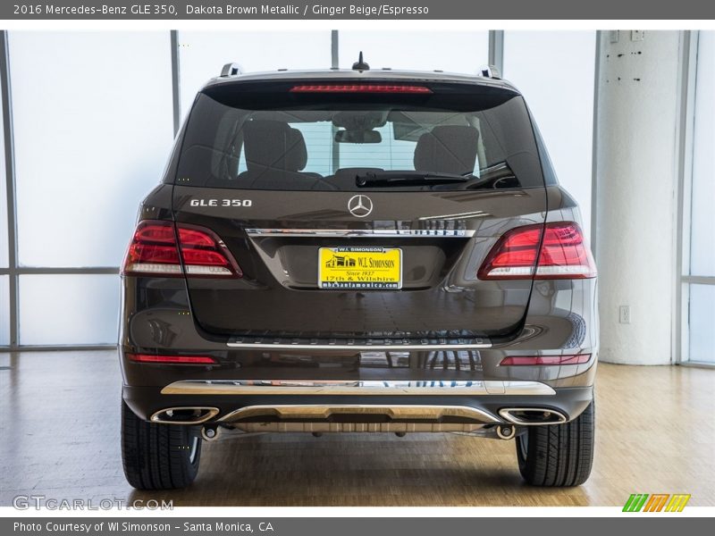 Dakota Brown Metallic / Ginger Beige/Espresso 2016 Mercedes-Benz GLE 350