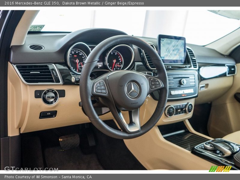 Dakota Brown Metallic / Ginger Beige/Espresso 2016 Mercedes-Benz GLE 350