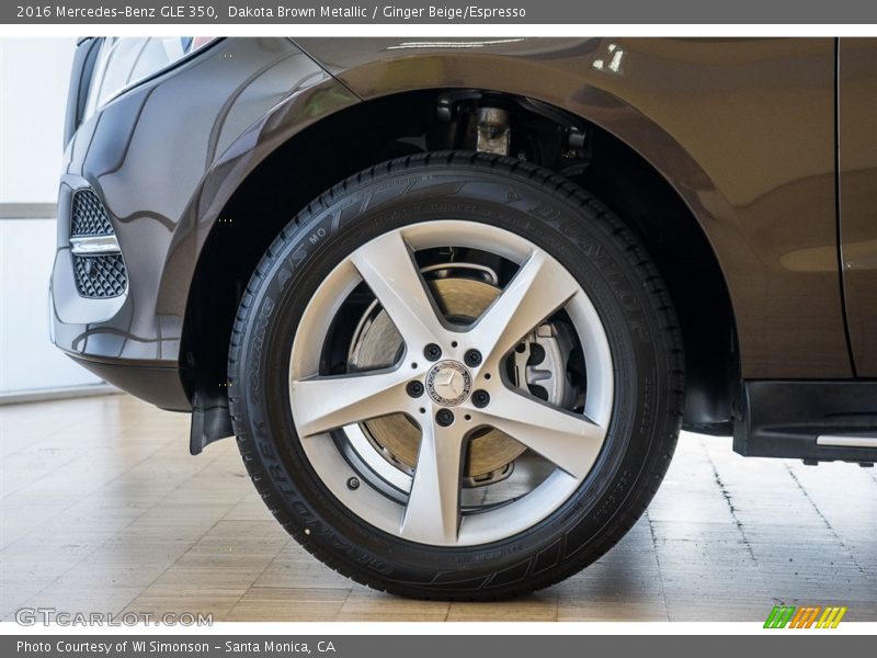 Dakota Brown Metallic / Ginger Beige/Espresso 2016 Mercedes-Benz GLE 350