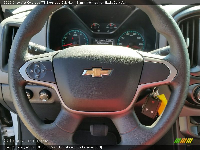 Summit White / Jet Black/Dark Ash 2016 Chevrolet Colorado WT Extended Cab 4x4