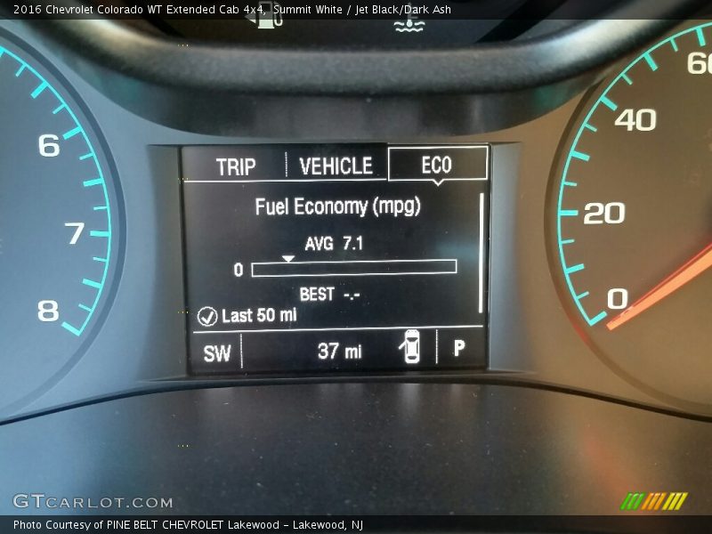 Summit White / Jet Black/Dark Ash 2016 Chevrolet Colorado WT Extended Cab 4x4