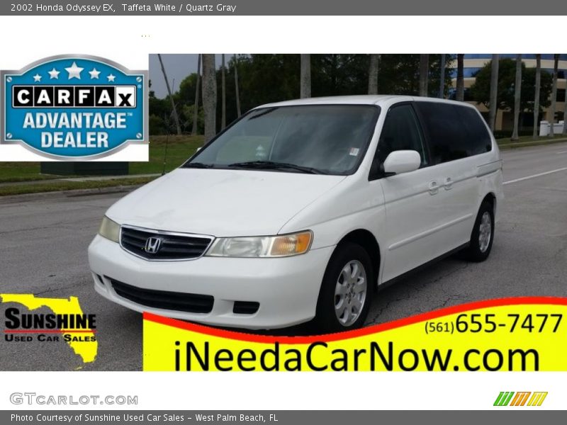 Taffeta White / Quartz Gray 2002 Honda Odyssey EX