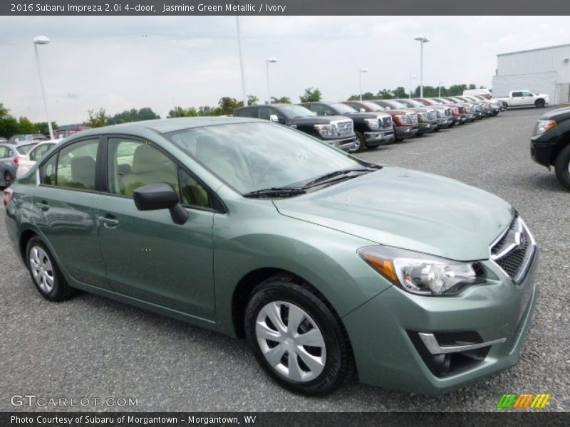 Jasmine Green Metallic / Ivory 2016 Subaru Impreza 2.0i 4-door
