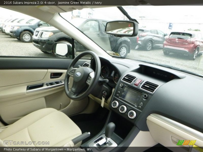 Jasmine Green Metallic / Ivory 2016 Subaru Impreza 2.0i 4-door