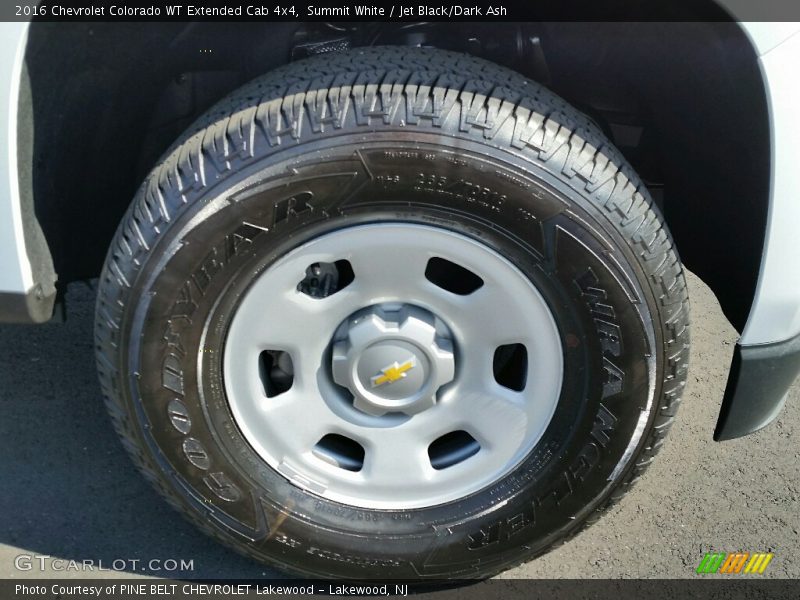 Summit White / Jet Black/Dark Ash 2016 Chevrolet Colorado WT Extended Cab 4x4