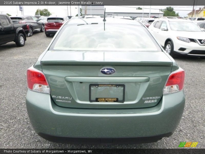 Jasmine Green Metallic / Ivory 2016 Subaru Impreza 2.0i 4-door