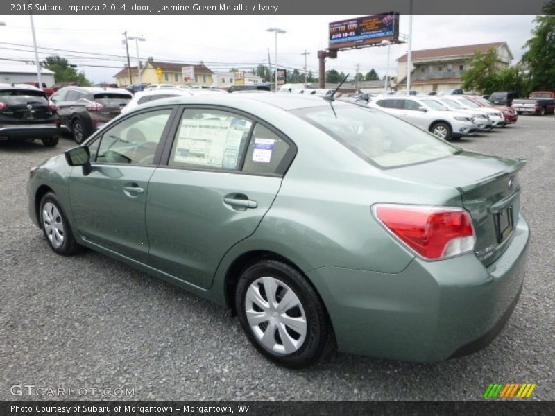 Jasmine Green Metallic / Ivory 2016 Subaru Impreza 2.0i 4-door