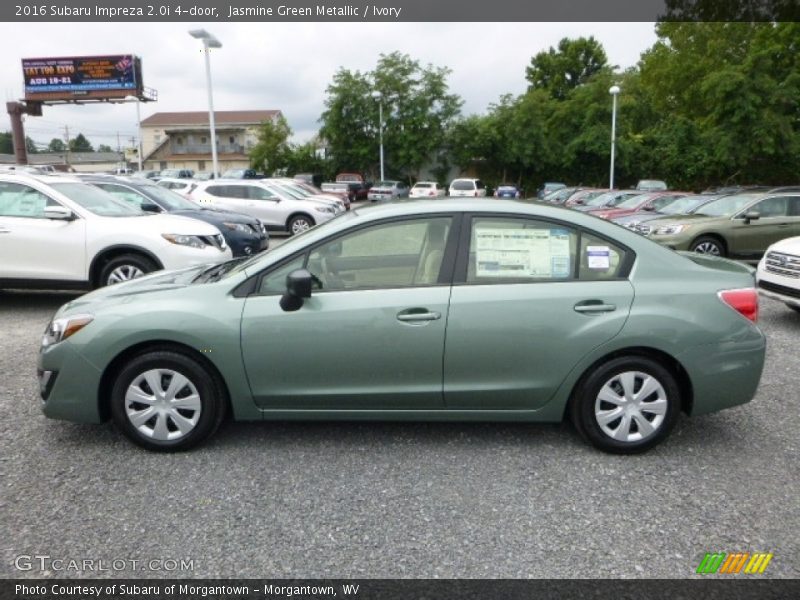 Jasmine Green Metallic / Ivory 2016 Subaru Impreza 2.0i 4-door