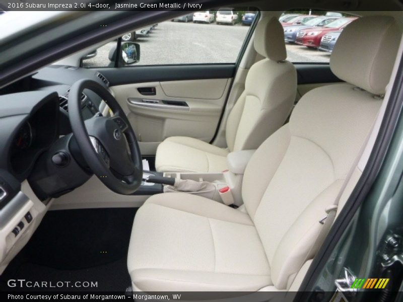 Jasmine Green Metallic / Ivory 2016 Subaru Impreza 2.0i 4-door