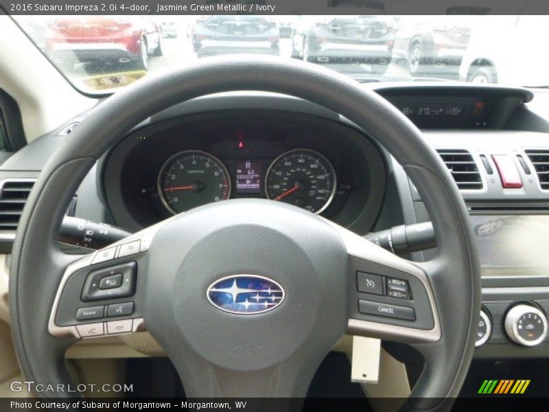 Jasmine Green Metallic / Ivory 2016 Subaru Impreza 2.0i 4-door