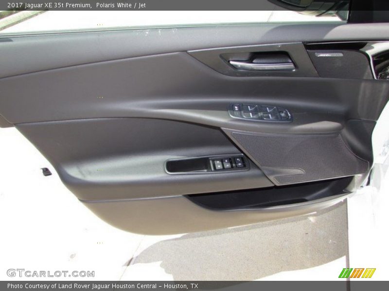 Polaris White / Jet 2017 Jaguar XE 35t Premium