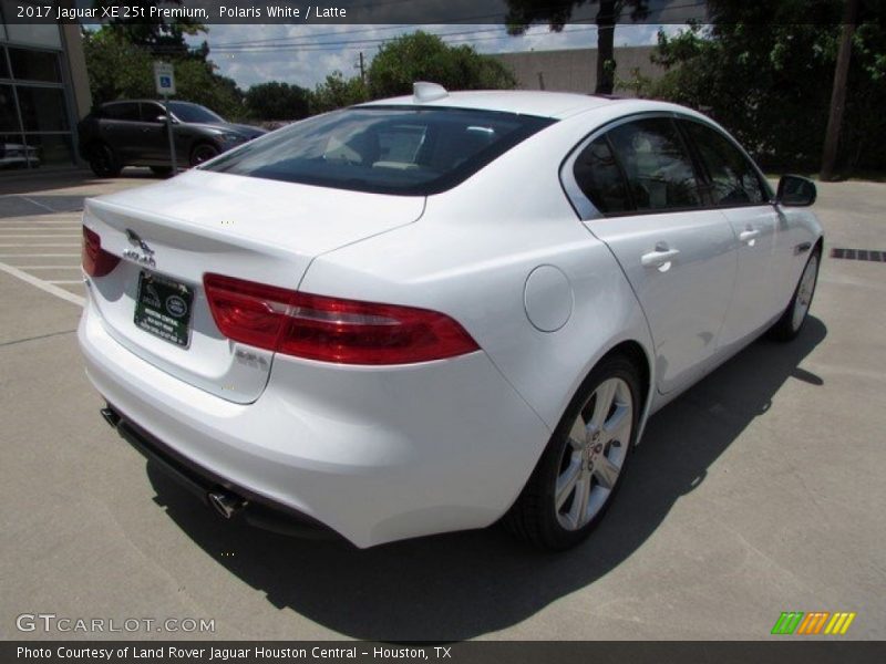 Polaris White / Latte 2017 Jaguar XE 25t Premium