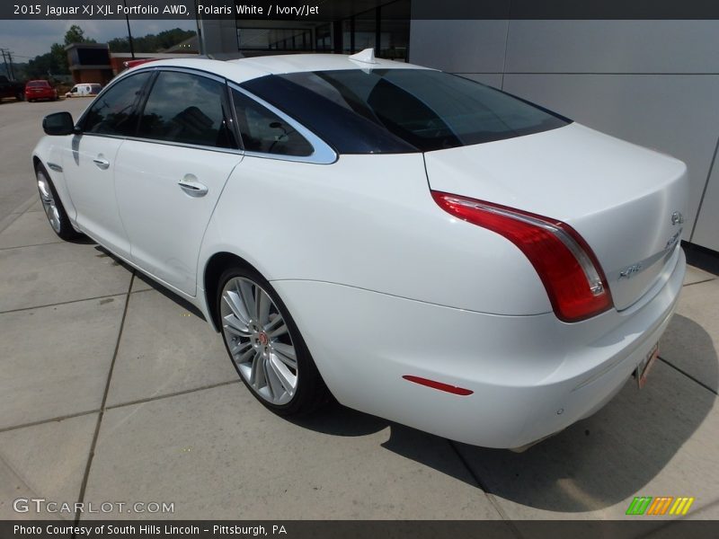 Polaris White / Ivory/Jet 2015 Jaguar XJ XJL Portfolio AWD