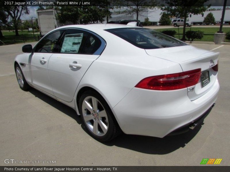 Polaris White / Latte 2017 Jaguar XE 25t Premium