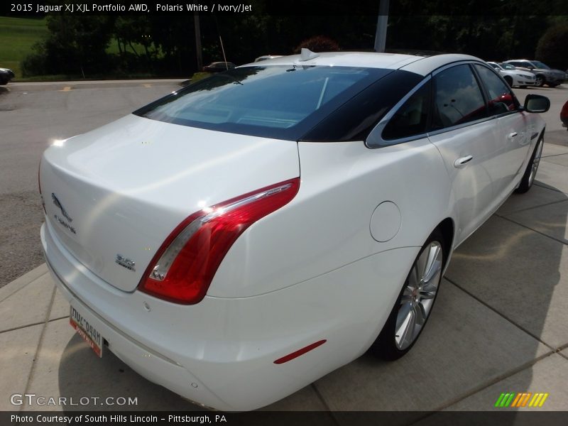 Polaris White / Ivory/Jet 2015 Jaguar XJ XJL Portfolio AWD