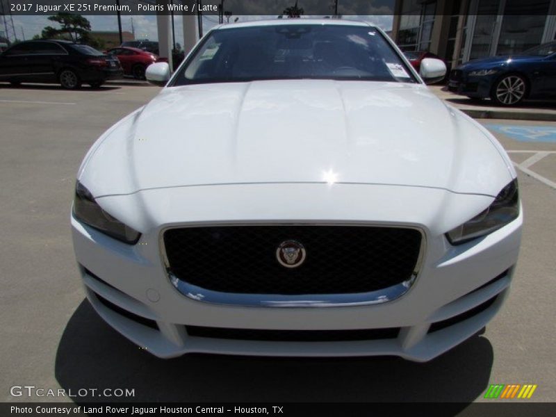 Polaris White / Latte 2017 Jaguar XE 25t Premium