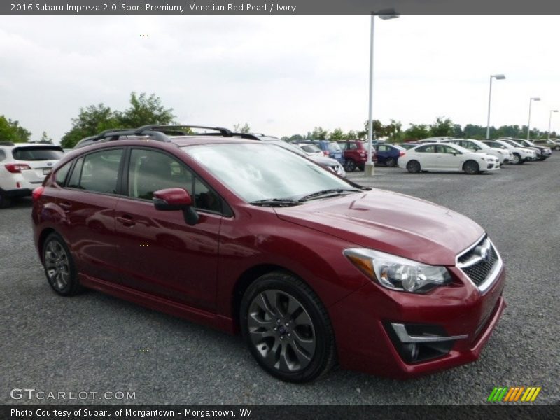 Venetian Red Pearl / Ivory 2016 Subaru Impreza 2.0i Sport Premium