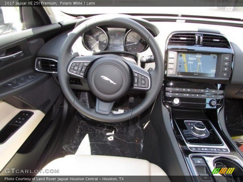 Polaris White / Latte 2017 Jaguar XE 25t Premium