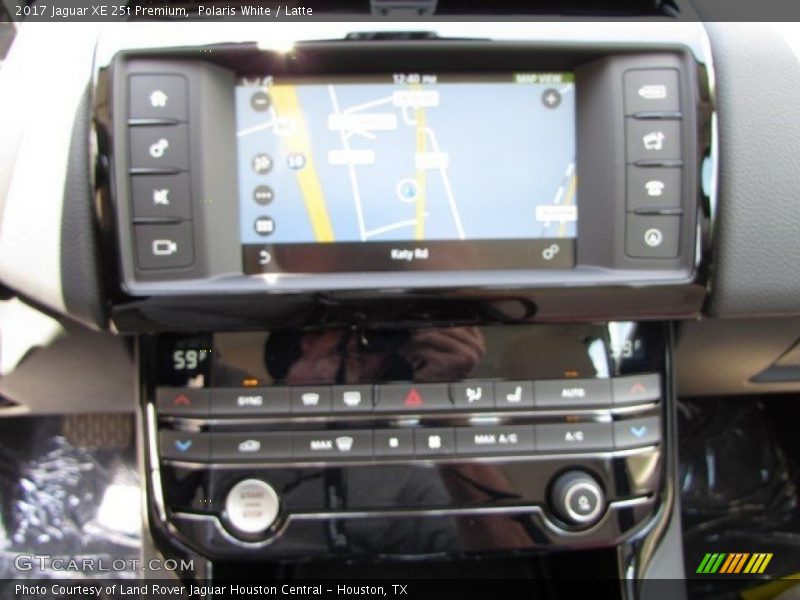 Polaris White / Latte 2017 Jaguar XE 25t Premium