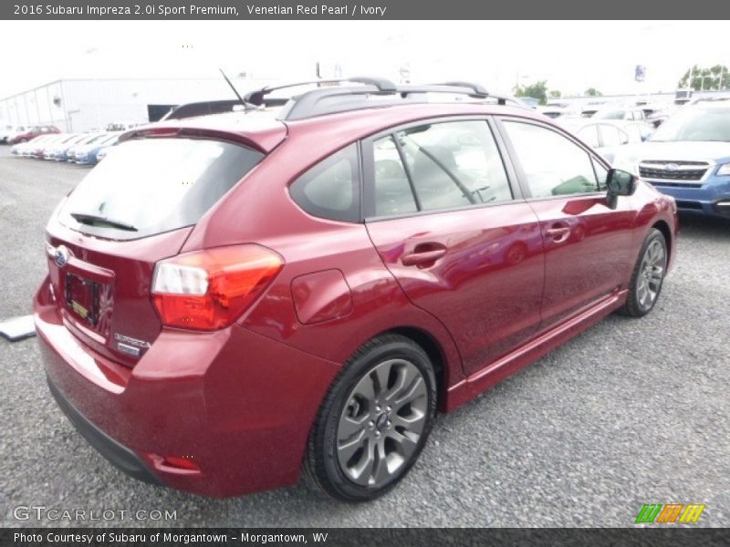 Venetian Red Pearl / Ivory 2016 Subaru Impreza 2.0i Sport Premium