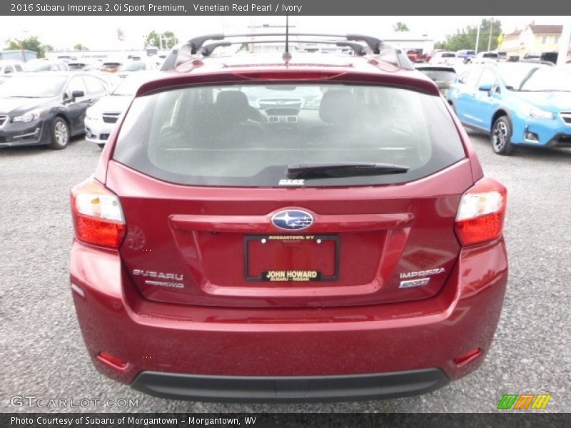 Venetian Red Pearl / Ivory 2016 Subaru Impreza 2.0i Sport Premium