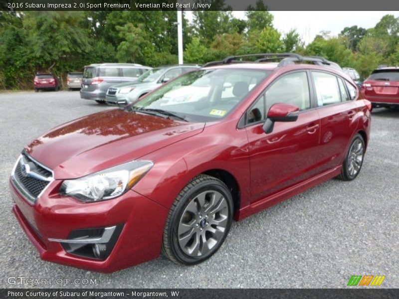 Venetian Red Pearl / Ivory 2016 Subaru Impreza 2.0i Sport Premium