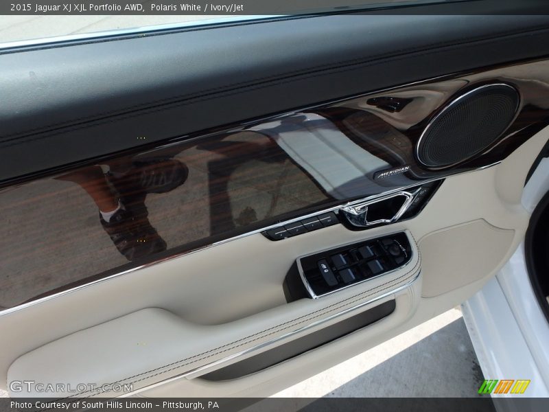 Polaris White / Ivory/Jet 2015 Jaguar XJ XJL Portfolio AWD