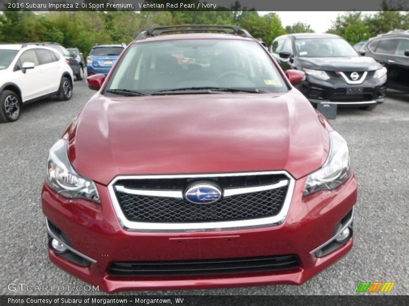 Venetian Red Pearl / Ivory 2016 Subaru Impreza 2.0i Sport Premium