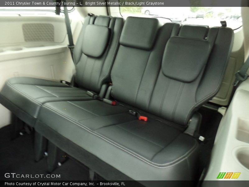 Bright Silver Metallic / Black/Light Graystone 2011 Chrysler Town & Country Touring - L