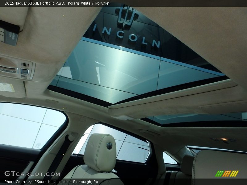 Polaris White / Ivory/Jet 2015 Jaguar XJ XJL Portfolio AWD