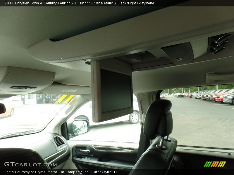 Bright Silver Metallic / Black/Light Graystone 2011 Chrysler Town & Country Touring - L