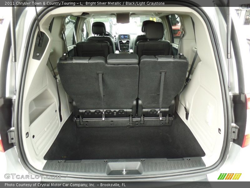 Bright Silver Metallic / Black/Light Graystone 2011 Chrysler Town & Country Touring - L