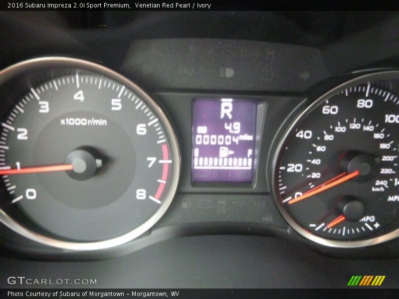 Venetian Red Pearl / Ivory 2016 Subaru Impreza 2.0i Sport Premium
