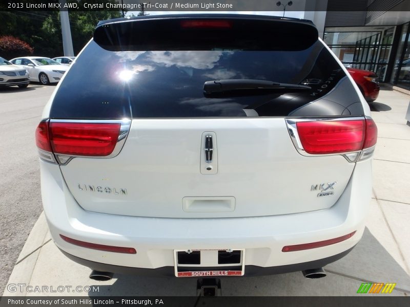 Crystal Champagne Tri-Coat / Medium Light Stone 2013 Lincoln MKX AWD