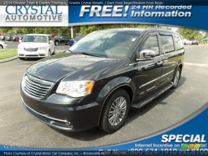 Granite Crystal Metallic / Dark Frost Beige/Medium Frost Beige 2014 Chrysler Town & Country Touring-L