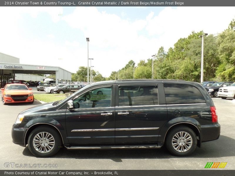 Granite Crystal Metallic / Dark Frost Beige/Medium Frost Beige 2014 Chrysler Town & Country Touring-L