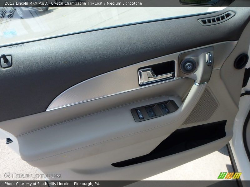 Crystal Champagne Tri-Coat / Medium Light Stone 2013 Lincoln MKX AWD