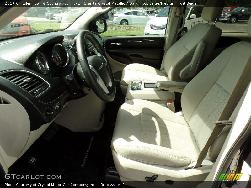 Granite Crystal Metallic / Dark Frost Beige/Medium Frost Beige 2014 Chrysler Town & Country Touring-L