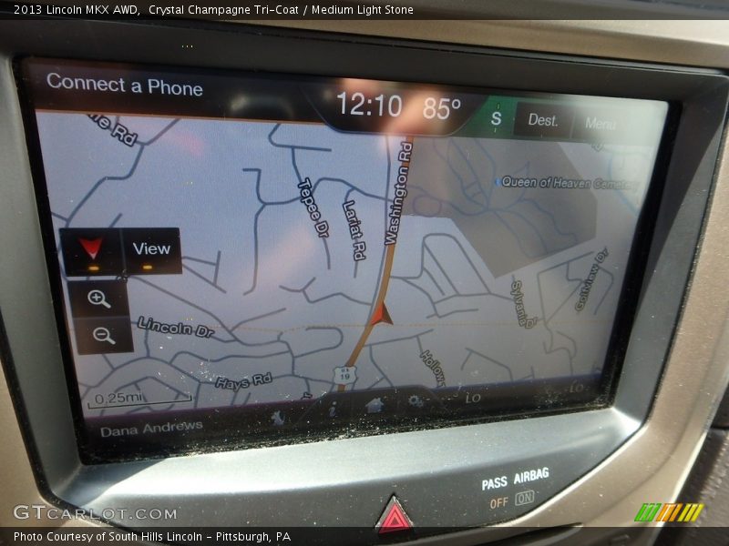 Crystal Champagne Tri-Coat / Medium Light Stone 2013 Lincoln MKX AWD