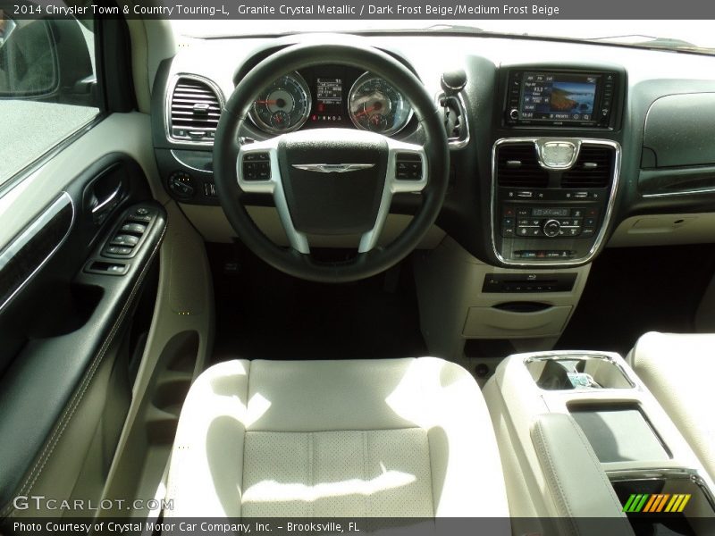 Granite Crystal Metallic / Dark Frost Beige/Medium Frost Beige 2014 Chrysler Town & Country Touring-L