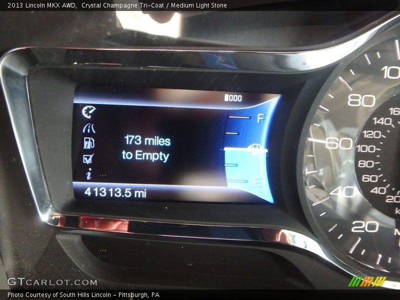 Crystal Champagne Tri-Coat / Medium Light Stone 2013 Lincoln MKX AWD