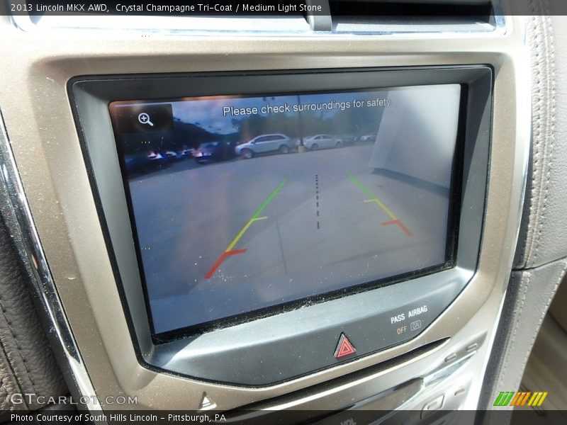 Crystal Champagne Tri-Coat / Medium Light Stone 2013 Lincoln MKX AWD
