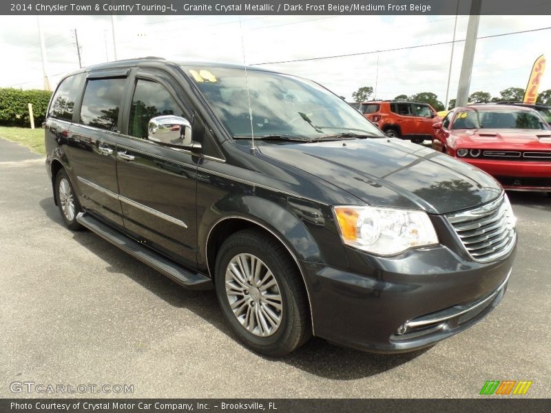 Granite Crystal Metallic / Dark Frost Beige/Medium Frost Beige 2014 Chrysler Town & Country Touring-L